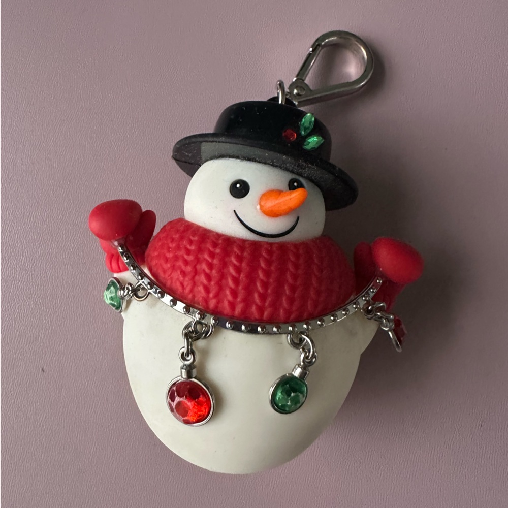 Bath and Body Works Snowman Pocketbac holder